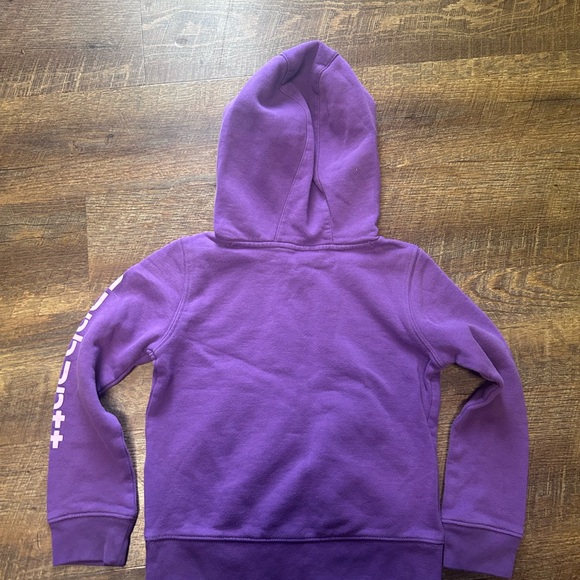 Carhartt Kids Purple Logo Hoodie - Picture 3 of 3